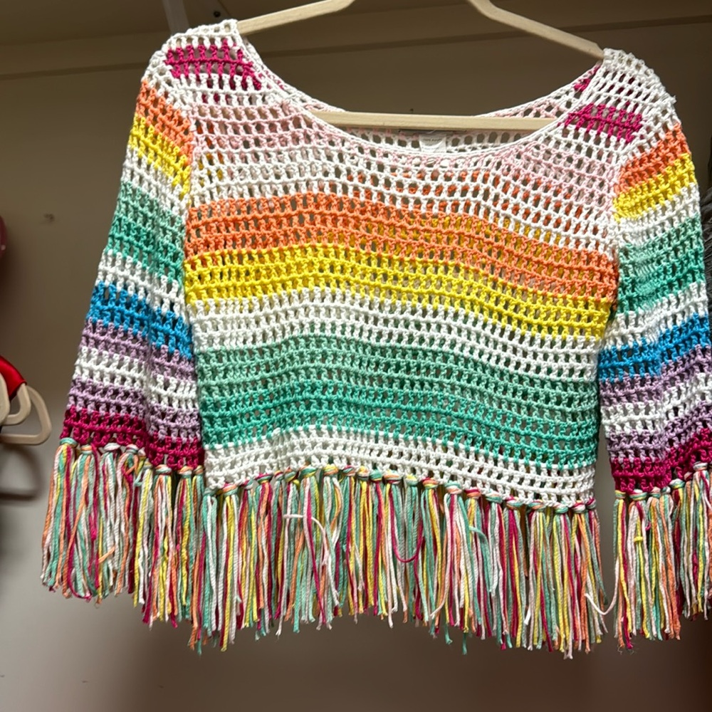 Fun Colorful Sweater Top